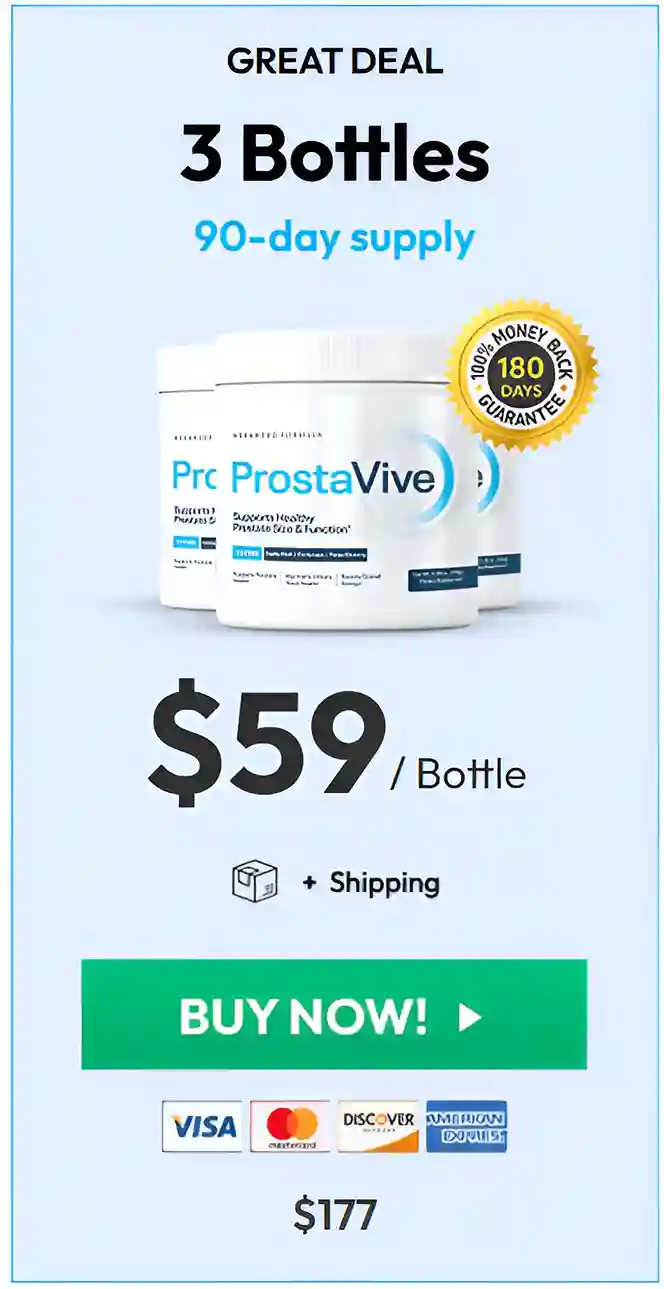 ProstaVive three bottles order